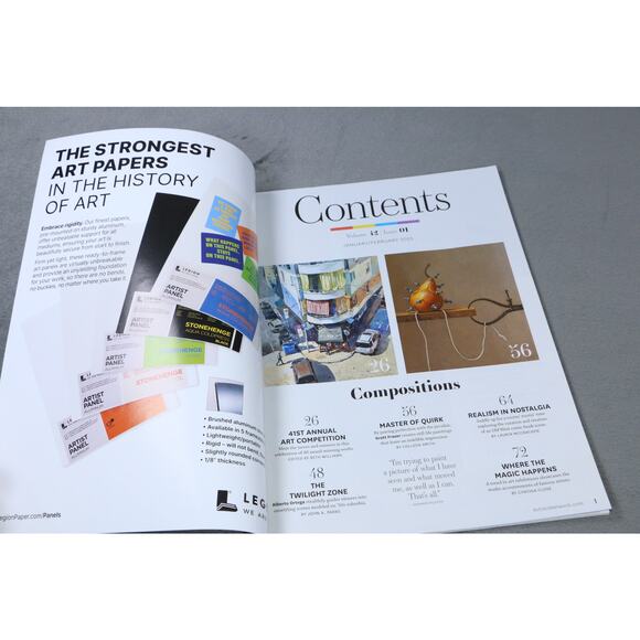 Artist’s Magazine January/February 2025 Setting a Mood 41st Annual Art Comp - Picture 6 of 6